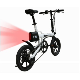 Bicicleta electrica plegable, Blanco, 1400 * 580 * 1000MM