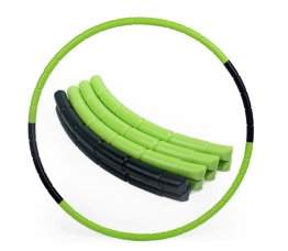 Aro fitness para niños, Color Negro y verde, Diametro 70cms