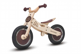 Bicicleta de madera, 106*37*55cm, Diseño 7
