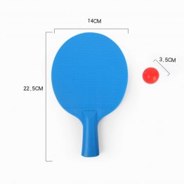 Set de paletas plásticas de ping pong,Azul