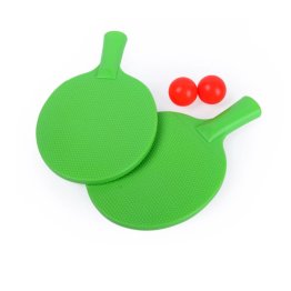 Set de paletas plásticas de ping pong,Verde