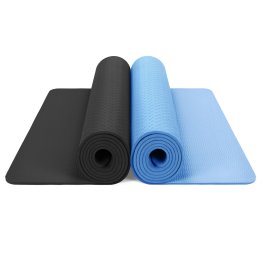 Mat de Yoga capa simple Eco TPE, Azul